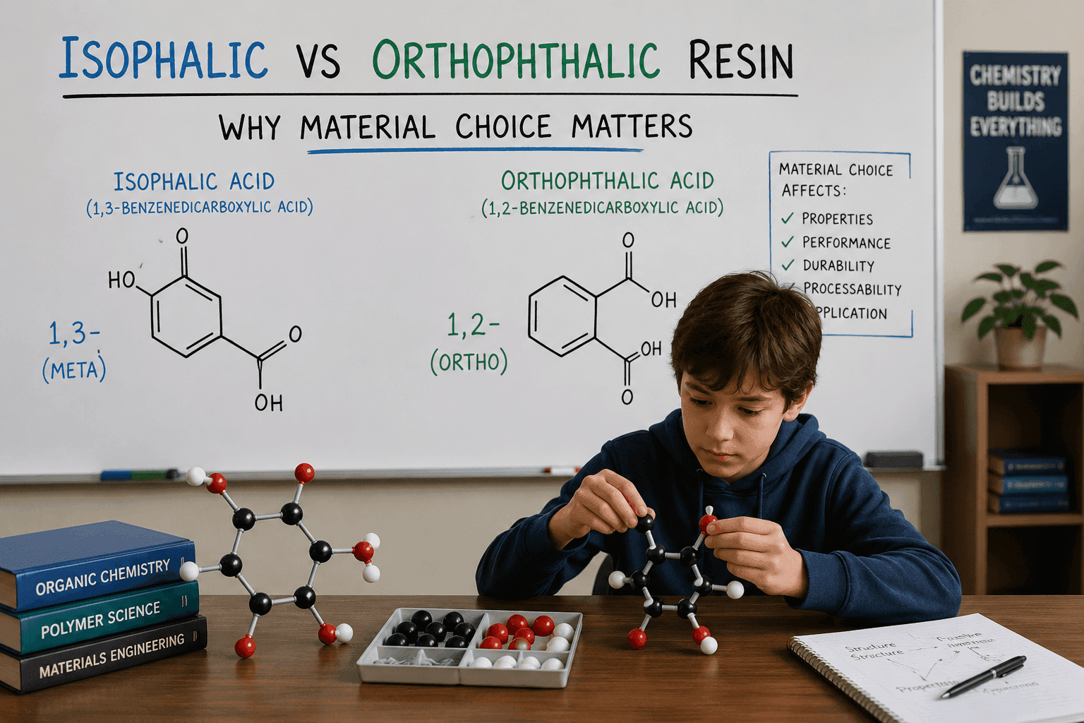 Isophthalic vs orthophthalic resin — fiberglass pool resurfacing chemistry by Fibre Tech Inc.